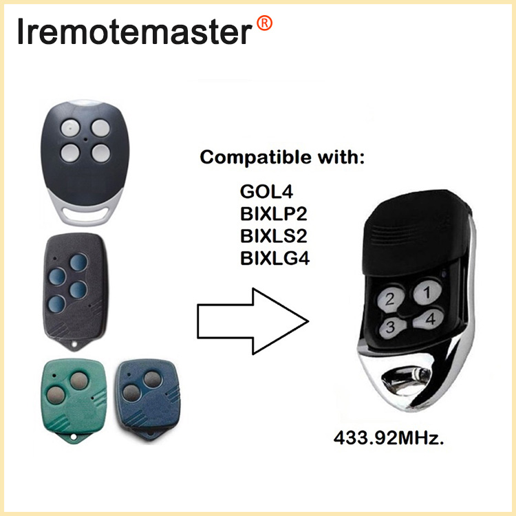 The basic structure of the garage door remote