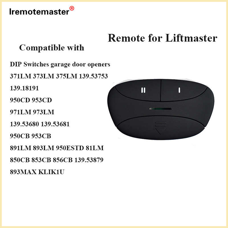 Remote for Liftmaster 375UT Customized Shell